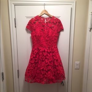 Ted Baker Red Lace Dress